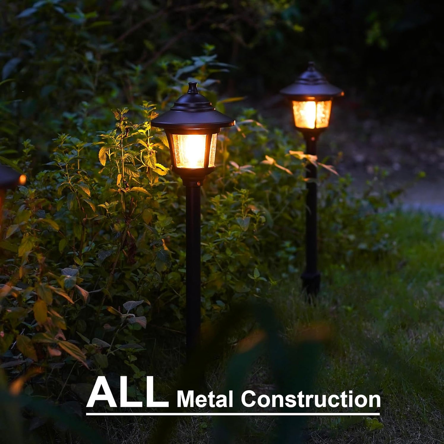 GOODSMANN Landscape Lighting 2PK Low Voltage Landscape Path Lights Oil ...