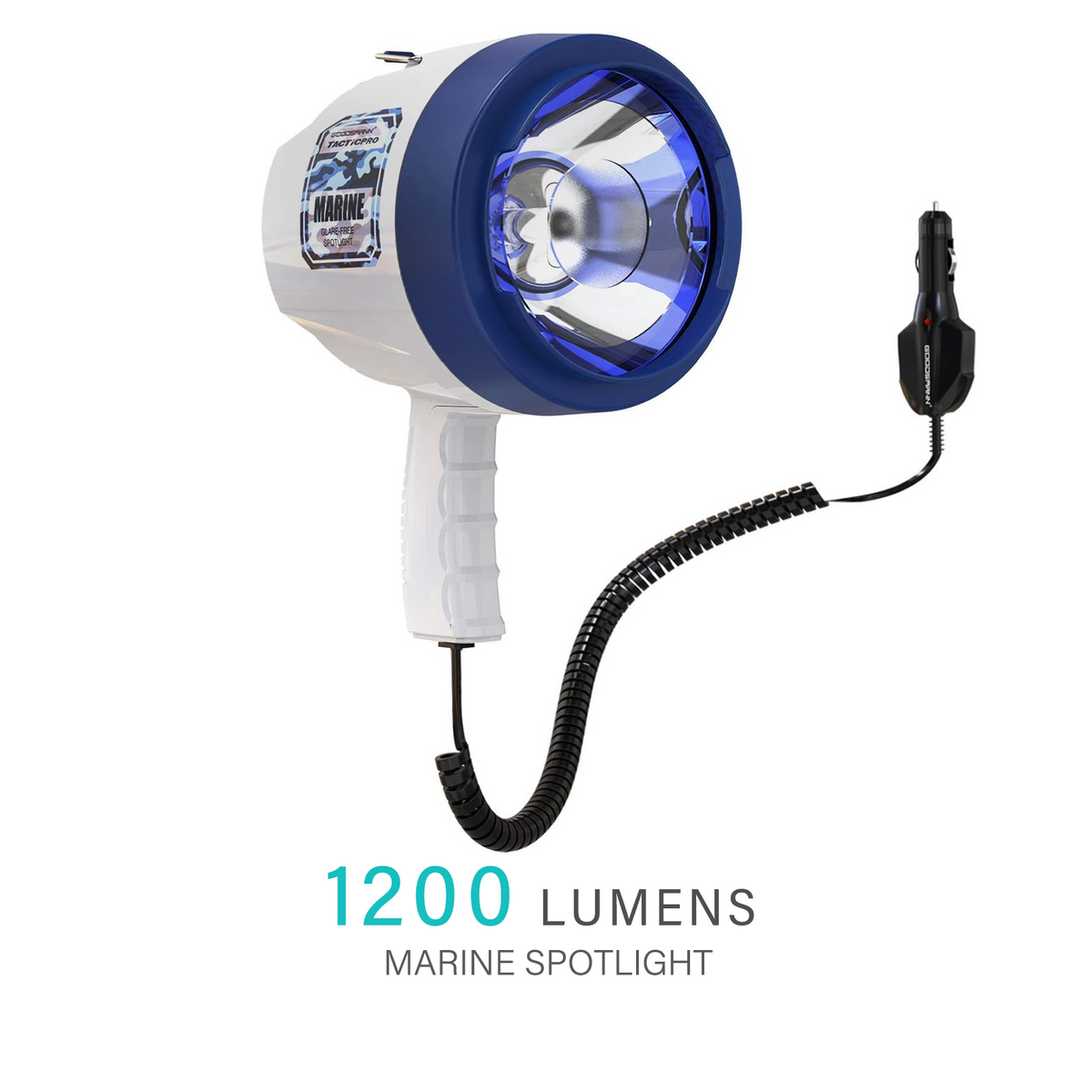 GOODSMANN Marine Spotlight Corded Handheld Corded Spot Lights for
