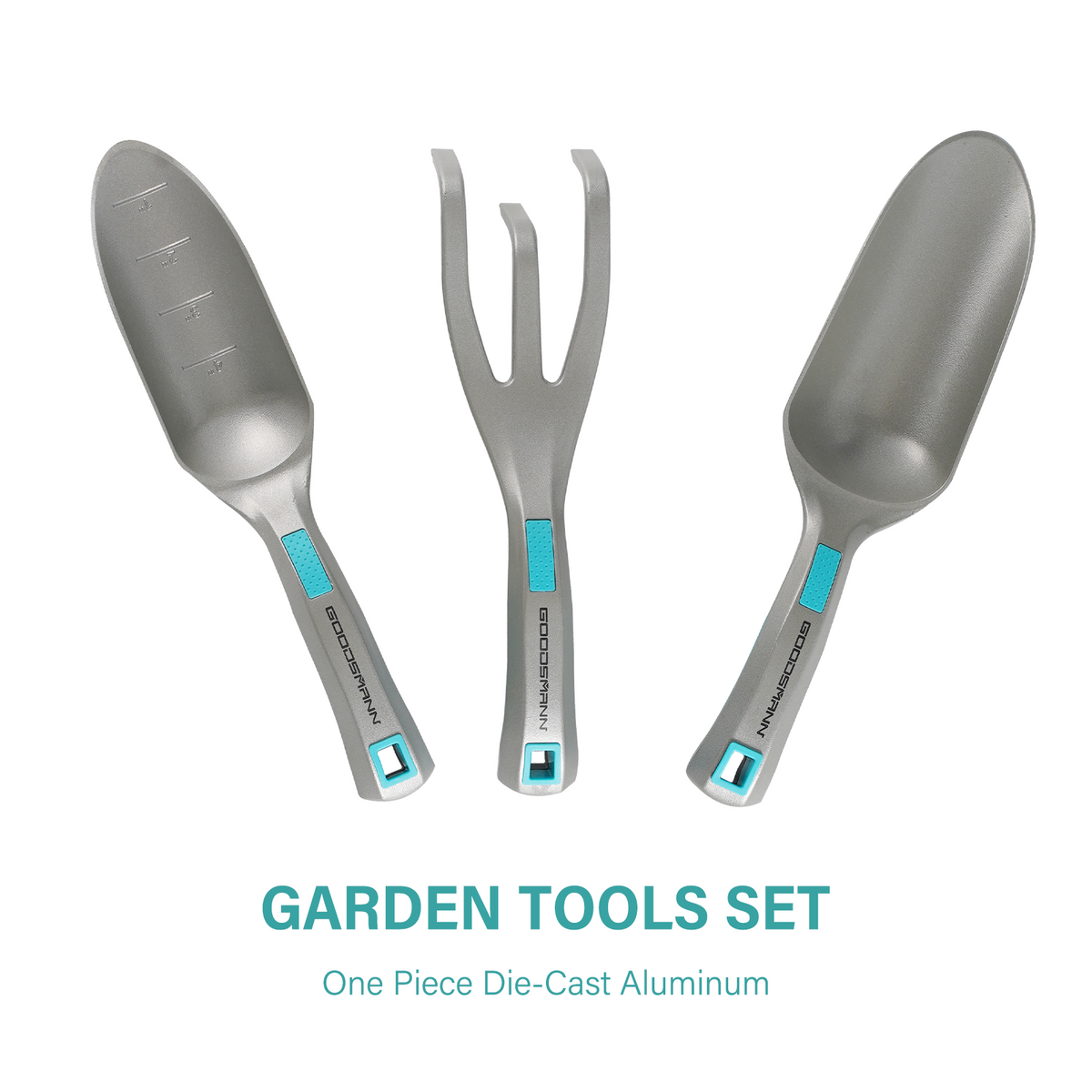 aluminum garden trowel GOODSMANN Garden Tools Set, 3 Piece All One Piece Die-Cast Aluminum Ga – GoodsmannGroup