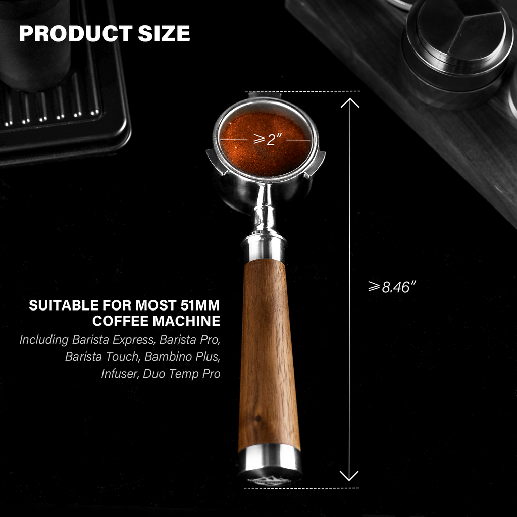 58mm Espresso Portafilter In Lega di Alluminio Portafilter Bottomless 58mm Espresso Portafilter In Lega di Alluminio Portafilter Bottomless