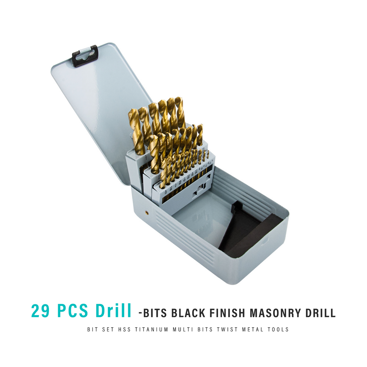 GOODSMANN Drill Bit Set HSS Titanium Multi Bits 29PCS GoodsmannGroup