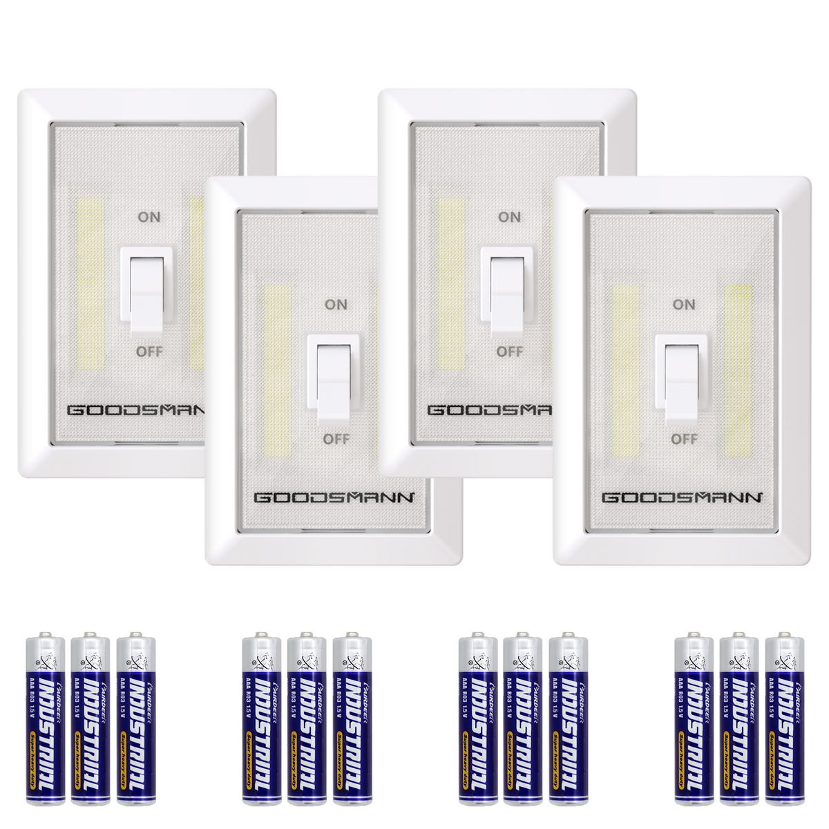 Goodsmann LED Night Light Wall Light Emergency Lights Switch Cordless -  Venus Manufacturing